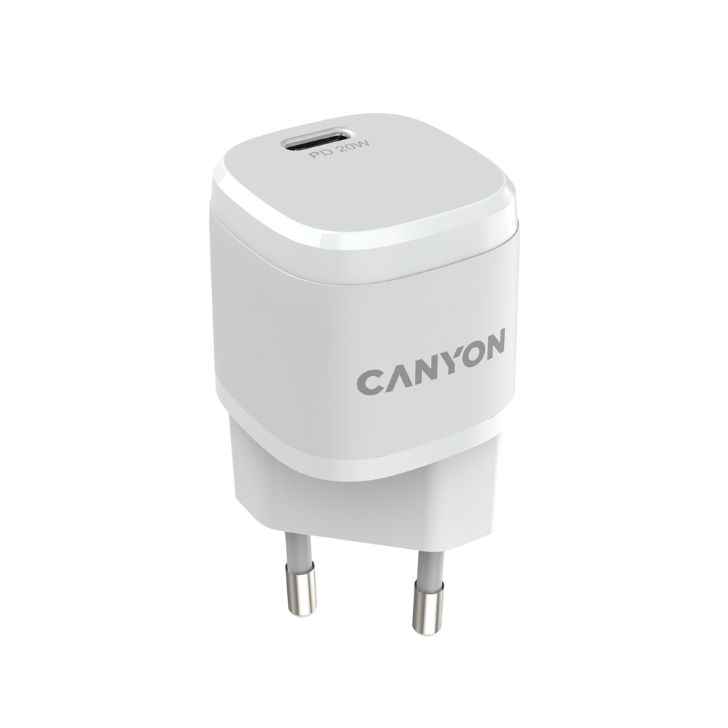 Canyon Ladegerät 1xUSB-C 20W Power Delivery white retail