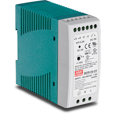 TRENDnet TI-M6024 - Stromversorgung ( DIN-Schienenmontage möglich ) - Wechselstrom 100-240 V