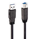 Lindy 43098 10m USB A USB B Männlich Männlich Schwarz USB Kabel