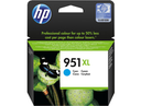 HP 951XL Cyan Original Druckerpatrone mit hoher Reichweite - Hohe (XL-) Ausbeute - Tinte auf Pigmentbasis - 24 ml - 1500 Seiten - 1 Stück(e)