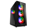 Sharkoon TG5 Pro RGB - Midi Tower - PC - Schwarz - ATX - micro ATX - Mini-ITX - Stahl - Gehärtetes Glas - Gaming