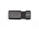 Verbatim PinStripe - USB-Stick 32 GB - Schwarz - 32 GB - USB Typ-A - 2.0 - 10 MB/s - Dia - Schwarz