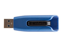 Verbatim V3 MAX - USB 3.0-Stick 64 GB - Blau - 64 GB - USB Typ-A - 3.2 Gen 1 (3.1 Gen 1) - Dia - 10 g - Blau