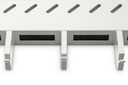 DIGITUS 19'' 1HE Fachboden grau festeinbau mit Kabelführung f 1000mm