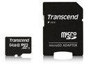 Transcend Premium - Flash-Speicherkarte (microSDHC/SD-Adapter inbegriffen) - 64 GB