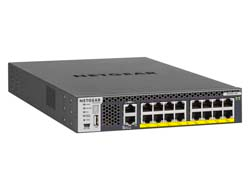 Netgear M4300-16X - Managed - L3 - 10G Ethernet (100/1000/10000) - Power over Ethernet (PoE) - Rack mounting - 1U