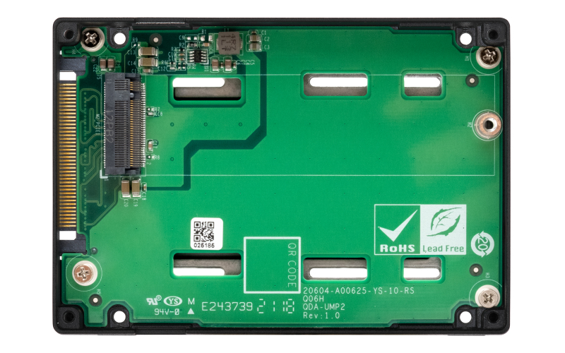 QNAP QDA-UMP4 adapter U.2 NVMe