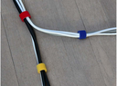 Label-the-cable Klettbandrolle Roll Klettkabelbinder zuschneidbar Velours-Qualitaet Laenge 25 m - Velour - Rot - 25 m - 1 Stück(e)