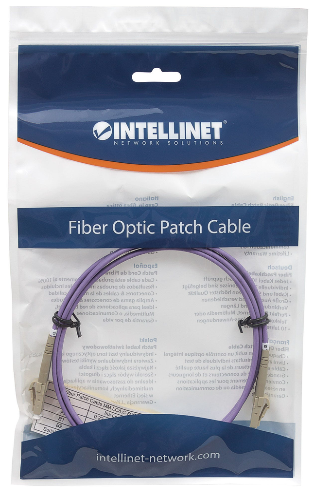 Intellinet Patch-Kabel - LC Multi-Mode (M) bis LC Multi-Mode (M) - 2 m