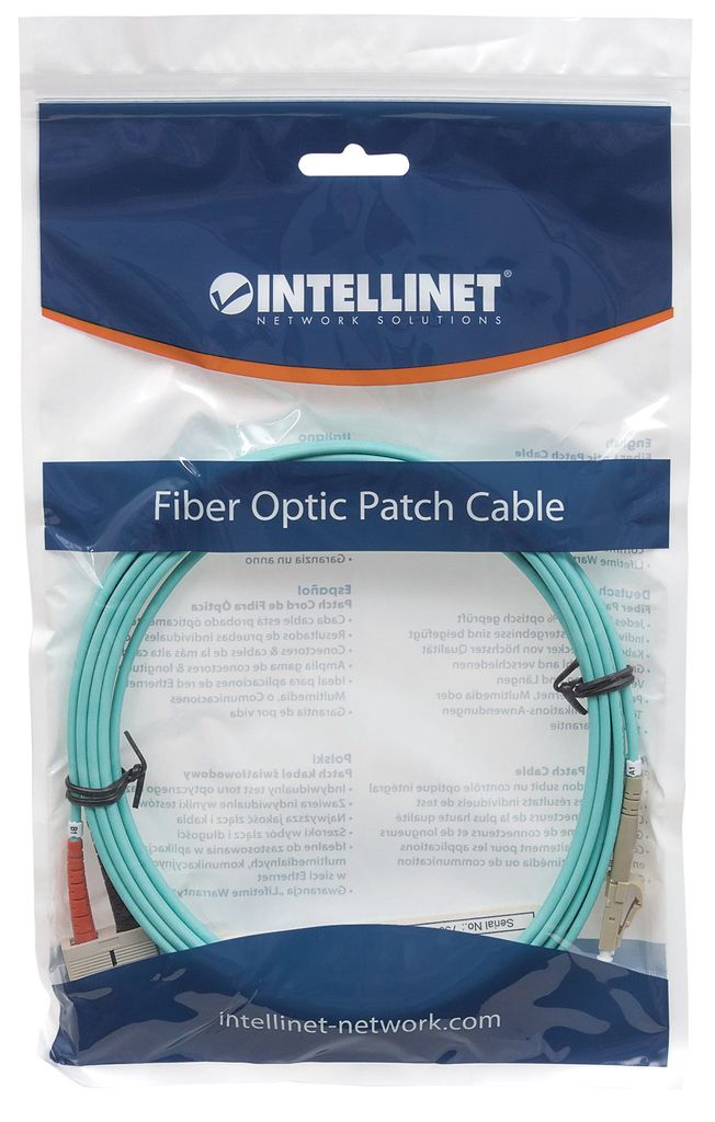 Intellinet Patch-Kabel - SC multi-mode (M) bis LC Multi-Mode (M) - 5 m