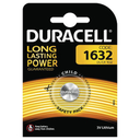 Duracell Batterie Knopfzelle CR1632 3.0V Lithium 1St. - Batterie - 137 mAh