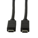 LogiLink CU0128 - 0,5 m - USB C - USB C - USB 3.2 Gen 2 (3.1 Gen 2) - 10000 Mbit/s - Schwarz