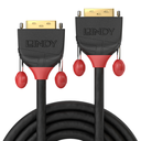 Lindy 36260 1m DVI-I DVI-I Schwarz - Rot DVI-Kabel