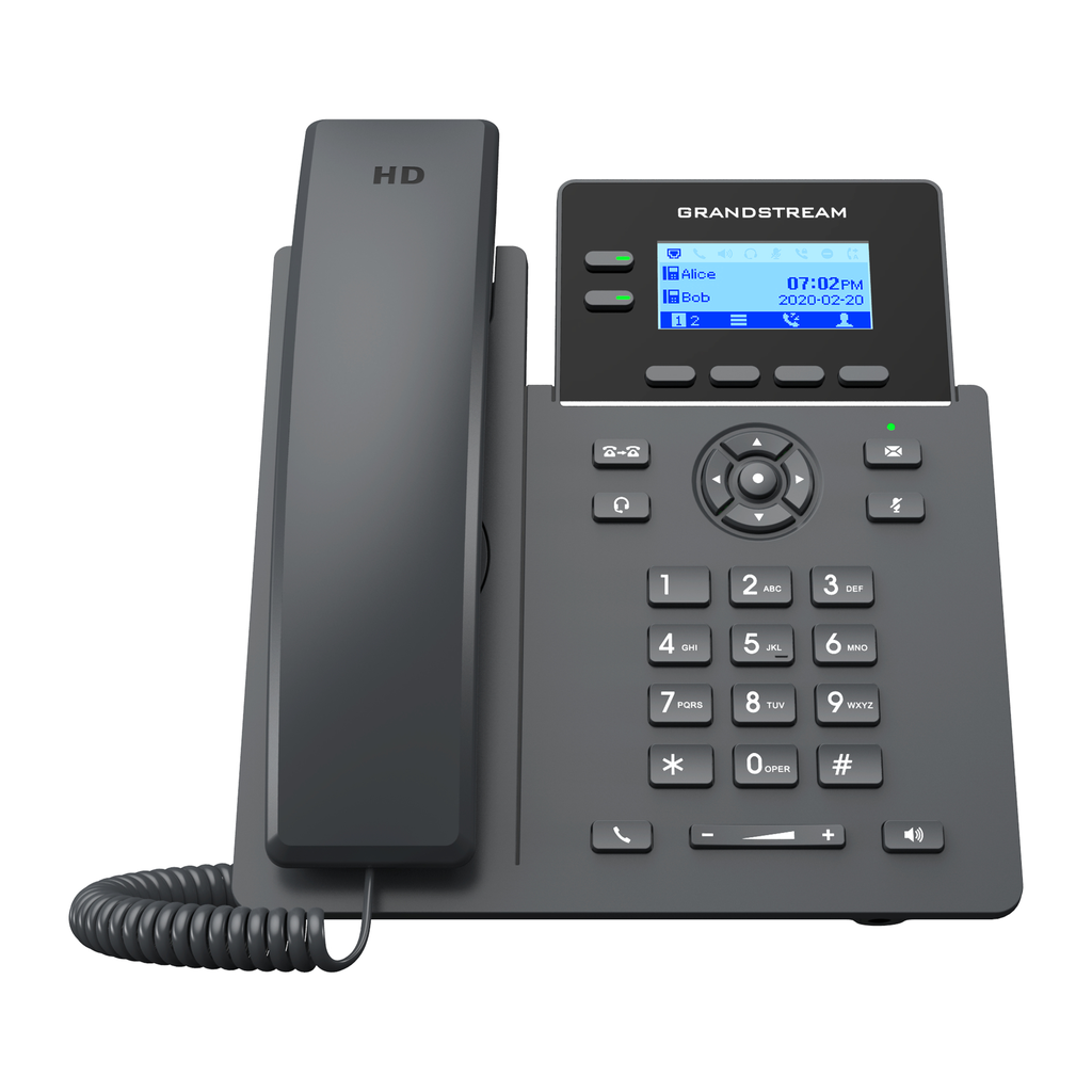 Grandstream SIP GRP-2602P Carrier-Grade IP-Phone with PoE - VoIP-Telefon - Switch