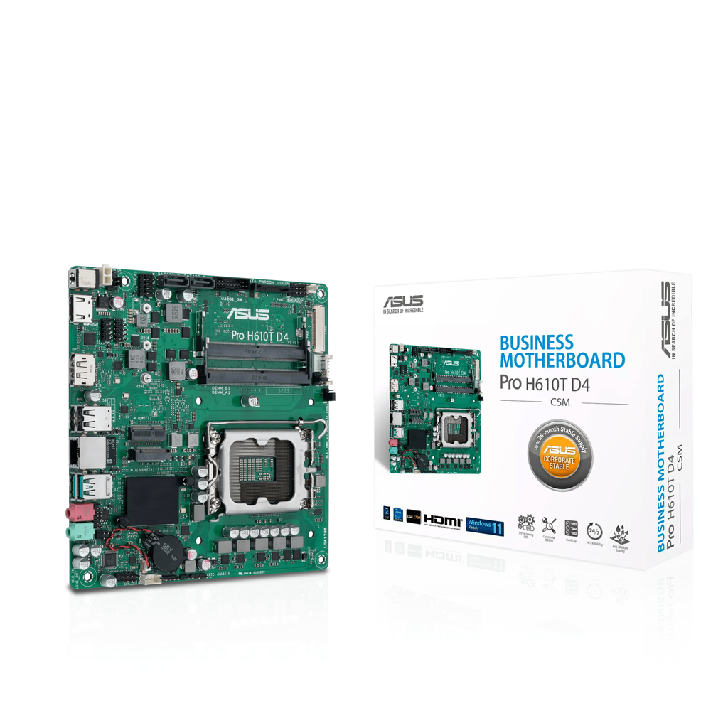 ASUS MB ASUS Intel 1700 PRO H610T D4-CSM