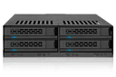 Icy Dock MB324SP-B - SATA - Serial ATA II - Serial ATA III - Serial Attached SCSI (SAS) - 440 g - Desktop - Schwarz