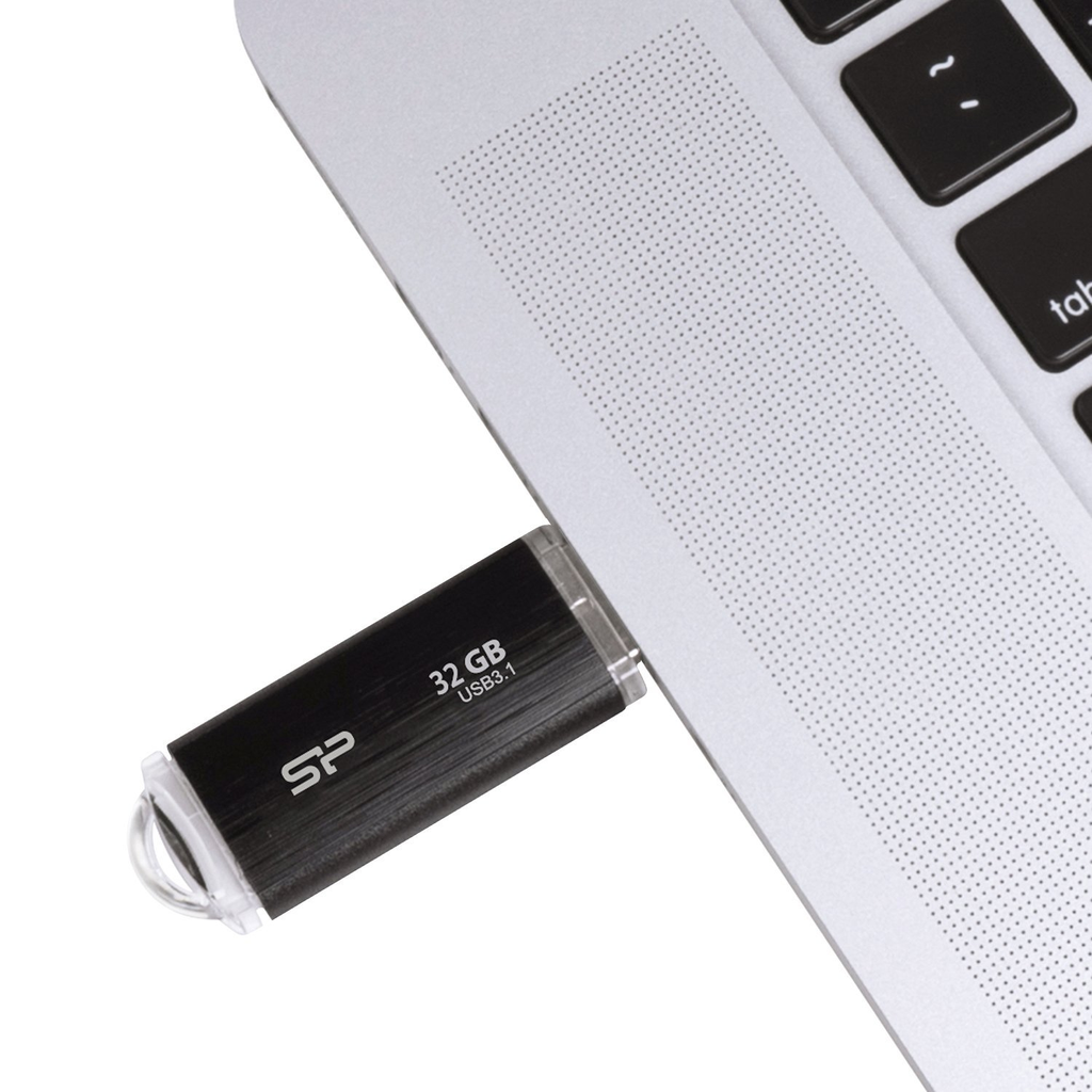 Silicon Power Blaze B02 - 32 GB - USB Typ-A - 3.2 Gen 1 (3.1 Gen 1) - Kappe - 8 g - Schwarz