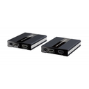 IC Intracom Techly IDATA-HDMI-KVM60 - Sender und Empfänger - Kabelgebunden - 60 m - Cat5 - Cat5e - Cat6 - Schwarz - Aluminium