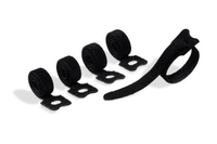 Durable Cavoline Grip Tie - Hook & loop cable tie - Black - 20 cm - 10 mm - 5 pc(s)