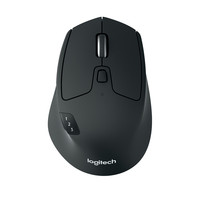 Logitech M720 - rechts - Optisch - RF Wireless + Bluetooth - 1000 DPI - Schwarz - Weiß