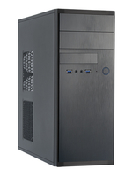 Chieftec HQ-01B - Midi Tower - PC - Black - ATX - micro ATX - Home/Office - 12 cm