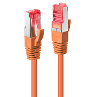 Lindy 2m Cat.6 S/FTP Cable - Orange - 2 m - Cat6 - S/FTP (S-STP) - RJ-45 - RJ-45