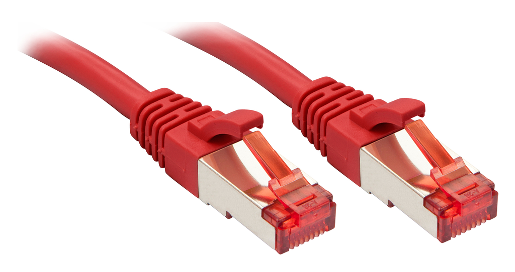 Lindy Cat.6 S/FTP - 2m - 2 m - Cat6 - S/FTP (S-STP) - RJ-45 - RJ-45 - Red