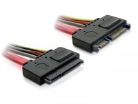 Delock SATA Cable 0.5m - 0,5 m - SATA I - Männlich/Weiblich - Rot