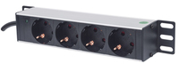 Intellinet 10" 1U Rackmount 4-Way Power Strip - Verlängerungsschnur ( Rack-montierbar ) - 125 V