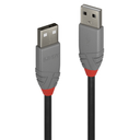 Lindy 36691 USB Kabel 0,5 m USB A Männlich Schwarz - Grau