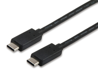 Equip 12888307 - 1 m - USB C - USB C - USB 2.0 - Männlich/Männlich - Schwarz