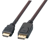 EFB Elektronik K5561SW.2V2 - 2 m - DisplayPort - HDMI - Male - Male - Copper