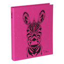 Pagna Save me Zebra - A4 - D-ring - Cardboard - Fuchsia - 2.5 cm - 2D