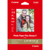 Canon Photo Paper Plus Glossy II PP-201 A3 Photo Paper - 260 g/m² - 130x180 mm - 20 sheet