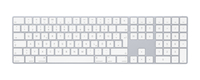 Apple Magic Keyboard with Numeric Keypad - Tastatur - QWERTZ - Silber, Weiß