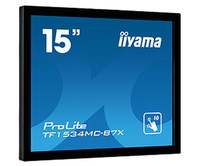 Iiyama ProLite TF1534MC-B7X - 38.1 cm (15") - 1024 x 768 pixels - XGA - LED - 8 ms - Black