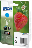 Epson Strawberry 29 C - Original - Cyan - Epson Expression Home XP-235/332/335/432/435 - 1 pc(s) - Inkjet printing - 3.2 ml