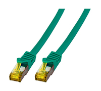 EFB Elektronik RJ45 Patchkabel S/FTP, Cat.6A, LSZH, Cat.7 Rohkabel, 3m, grün