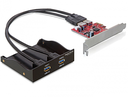 Delock 61775 - PCIe - USB 3.2 Gen 1 (3.1 Gen 1) - 5000 Mbit/s - Wired - Windows XP/XP-64/Vista/Vista-64/7/7-64 - Linux