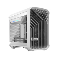 Fractal Design Torrent Nano - Micro Tower - PC - Weiß - Micro-ITX - Stahl - Gehärtetes Glas - 16,5 cm