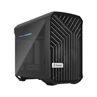 Fractal Design Torrent Nano - Micro Tower - PC - Schwarz - Micro-ITX - Gehärtetes Glas - 16,5 cm