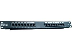 TRENDnet 16-port Cat5/5e Unshielded Patch Panel - 10/100/1000Base-T(X) - Gigabit Ethernet - Cat5e