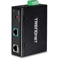 TRENDnet TI-SG104 - IEEE 802.3 - IEEE 802.3ab - IEEE 802.3af - IEEE 802.3at - IEEE 802.3bt - IEEE 802.3u - 10/100/1000Base-T(X) - Full - Half - 12/24 - 14/22 - Black - Metal