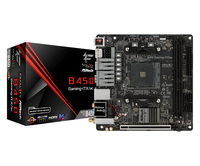 ASRock Fatal1ty B450 Gaming-ITX/ac - AMD - Socket AM4 - AMD Athlon - AMD Ryzen™ 3 - 2nd Generation AMD Ryzen™ 3 - 3rd Generation AMD Ryzen™ 3 - AMD... - 105 W - DDR4-SDRAM - 32 GB