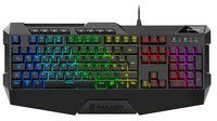 Sharkoon SKILLER SGK4 - Wired - USB - Membrane - QWERTZ - RGB LED - Black