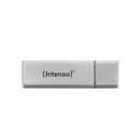 Intenso Alu Line - 64 GB - USB Type-A - 2.0 - 28 MB/s - Cap - Silver