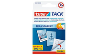 Tesa TACK - Bürokleinmaterial - 10x10 mm - Weiß - 200er