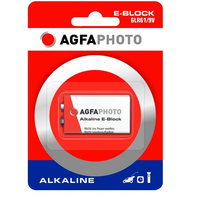 AgfaPhoto 110-802596 - Single-use battery - Alkaline - 9 V - 1 pc(s) - Red,White - 49 mm