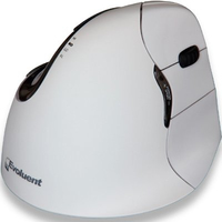 Evoluent Verticalmouse 4 - Optical - Bluetooth - 2600 DPI - White