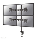 Neomounts by Newstar Monitor-Tischhalterung - Klemme /Bolzen - 6 kg - 33 cm (13") - 81,3 cm (32") - 100 x 100 mm - Schwarz